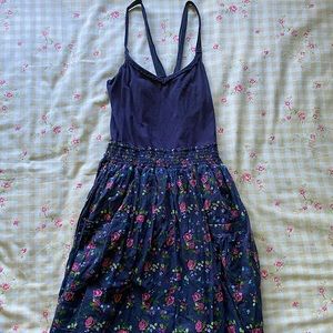 Garage Puffy Floral Skirt Dress